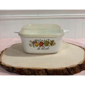 Vintage CorningWare La Persil 1 Quart Casserole Dish With Lid